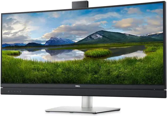 Alt view image 10 of 20 - Dell C3422WE 34" 21:9 WQHD 3440 x 1440 (2K) 60 Hz HDMI, DisplayPort, USB, Audio Built-in Speakers Video Conferencing IPS Monitor