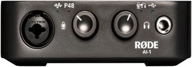 Alt view image 7 of 7 - Rode Microphones AI-1 Studio-Quality USB Audio Interface