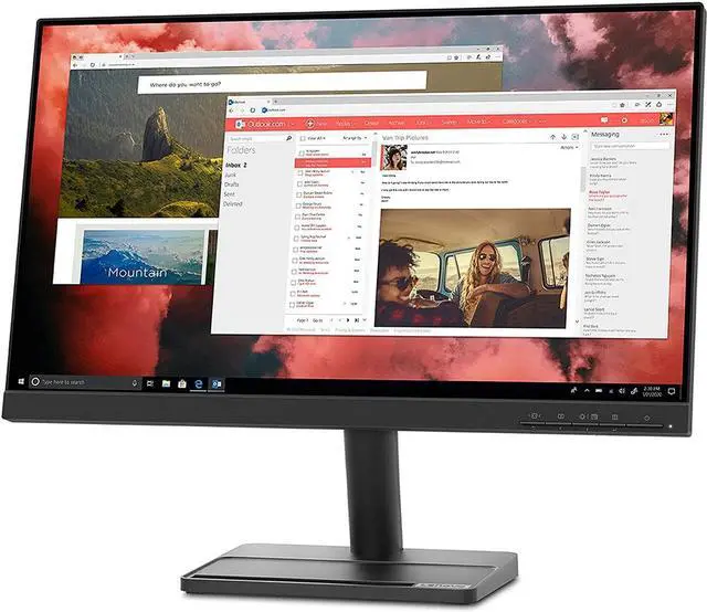 Alt view image 18 of 20 - Lenovo L22e-30 22" (21.5" Viewable) Full HD 1920 x 1080 75Hz AMD FreeSync HDMI D-Sub Tilt Monitor