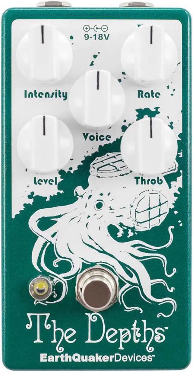 Alt view image 13 of 19 - EarthQuaker Devices The Depths V2 Optical Vibe Effects Pedal