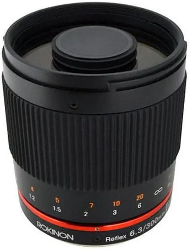 Alt view image 2 of 6 - rokinon 300m-fx-bk 300mm f6.3 mirror lens for fuji x mirrorless interchangeable lens cameras , black