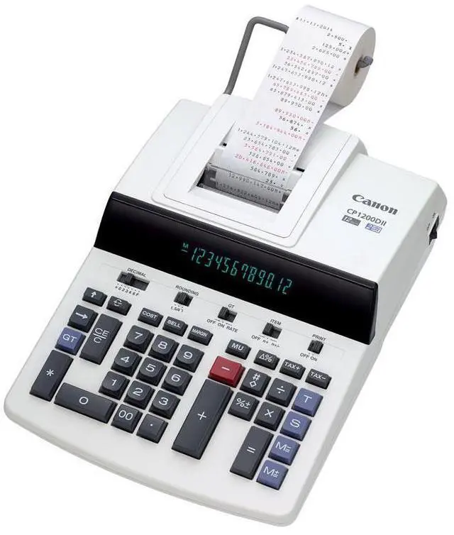 Alt view image 10 of 16 - Canon  Printing Calculator CP1200DII