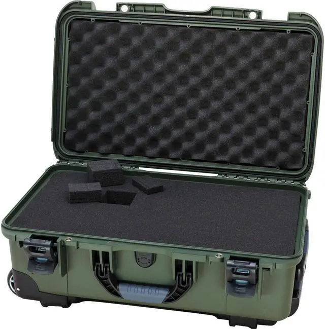 Alt view image 2 of 4 - nanuk 935 waterproof hard case with wheels and foam insert  olive