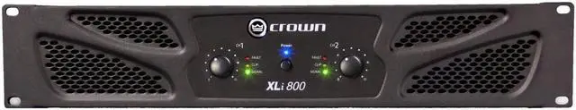 Alt view image 8 of 17 - Crown XLI800 Stereo 600-Watt Power Amplifier
