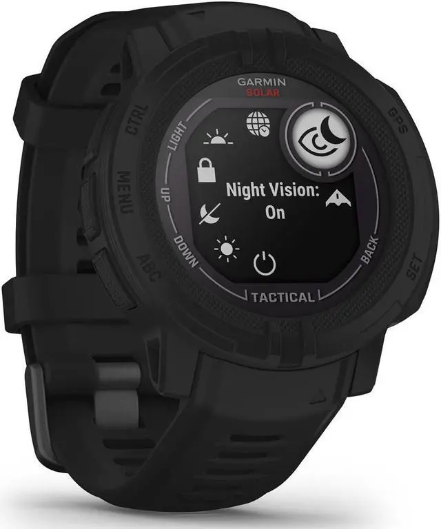 Alt view image 3 of 15 - Garmin Instinct 2 Solar - Tactical Edition, Black | Smart Watch 010-02627-13