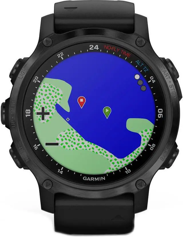 Alt view image 8 of 14 - Garmin Descent Mk2S, Smaller-Sized Watch-Style Dive Computer, Multisport Training/Smart Features, Gray with Black Silicone Band, (010-02403-03)