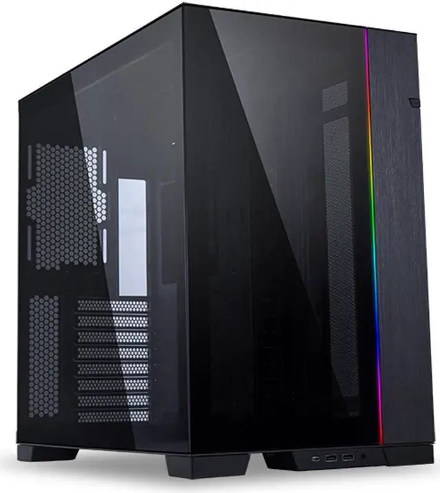 Alt view image 8 of 12 - LIAN LI O11 Dynamic EVO O11DEX Black Aluminum / Steel / Tempered Glass ATX Mid Tower Computer Case