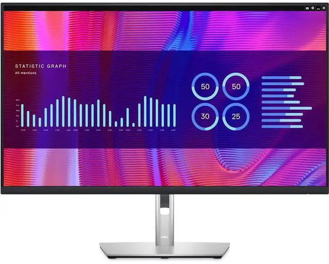 Alt view image 8 of 20 - Dell P3223DE 31.5" 1440p USB Type-C Hub Monitor