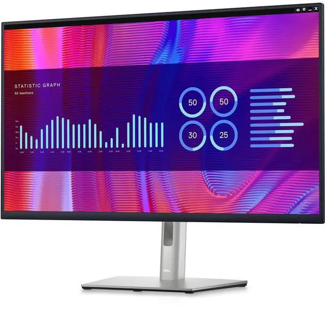 Alt view image 10 of 20 - Dell P3223DE 31.5" 1440p USB Type-C Hub Monitor