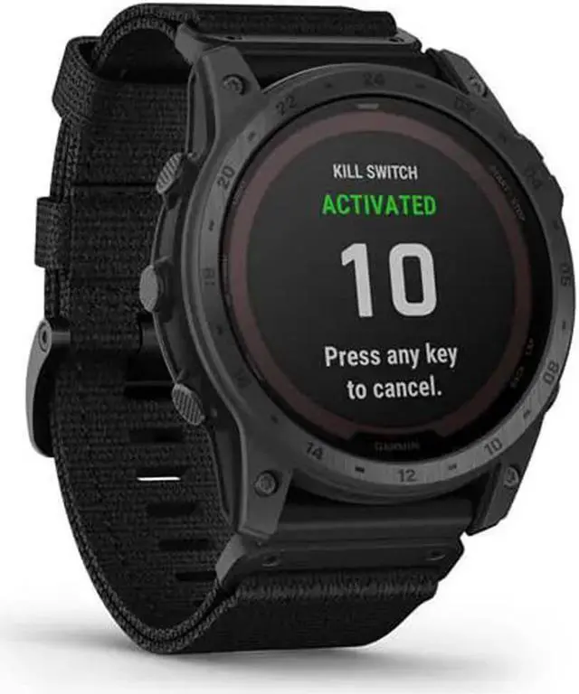 Alt view image 6 of 11 - Garmin Tactix 7 Pro Ballistics Solar Edition Tactical GPS Smartwatch, Nylon Band