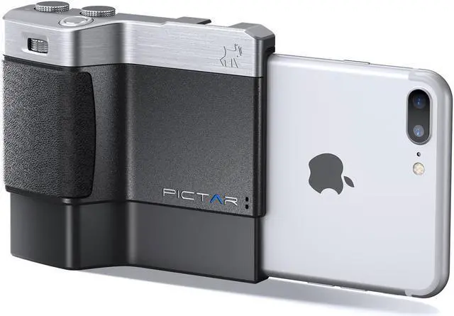 Main image of Pictar One Mark II Smartphone Camera Grip, Black/Silver #MW PT-ONE BS 32