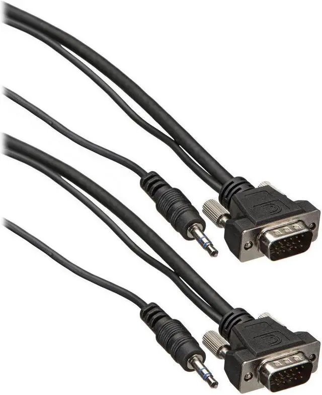 Alt view image 2 of 2 - Comprehensive MVGA15P-P-15HR/A Comprehensive 15' hr pro series micro vga hd15 plug-to-plug with audio cable