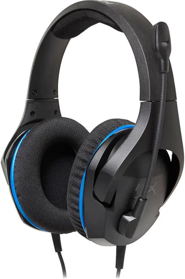 Alt view image 2 of 10 - HyperX Cloud Stinger Core - Gaming Headset for PlayStation 4 and 5, Over-Ear Wired Headset with Mic, Passive Noise Cancelling, Immersive In-Game Audio, In-Line Audio Control, Black