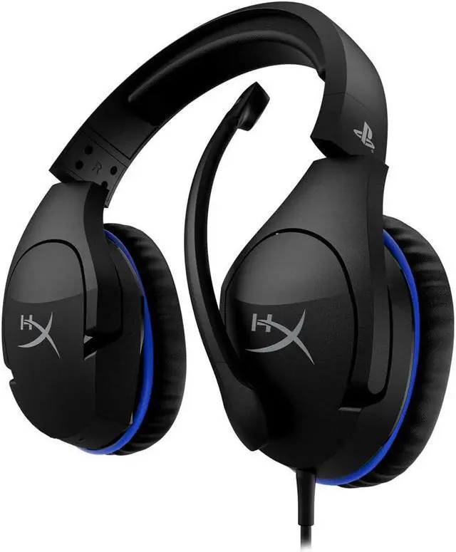 Alt view image 4 of 12 - HyperX Cloud Stinger - Gaming Headset, Official Licensed for PS4 and PS5, Lightweight, Rotating Ear Cups, Memory Foam, Comfort, Durability, Steel Sliders, Swivel-to-Mute Noise-Cancellation Mic