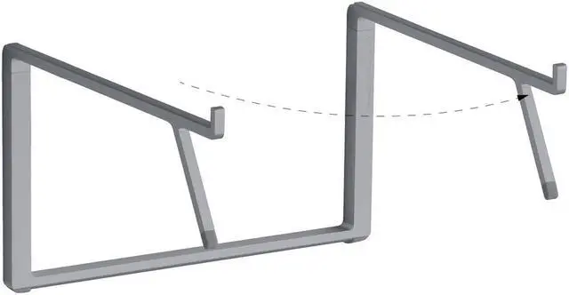 Alt view image 20 of 20 - Rain Design Mbar Pro+ Foldable Laptop Stand-Space Grey