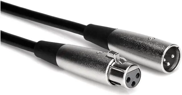 Alt view image 2 of 2 - Hosa Technology 3-Pin XLR Female to 3-Pin XLR Male Microphone Cable, 20' #MCL120
