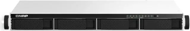 Alt view image 5 of 11 - Qnap TS-464eU 4-Bay 1U Short-Depth Rackmount NAS/iSCSI IP-SAN, Single PSU