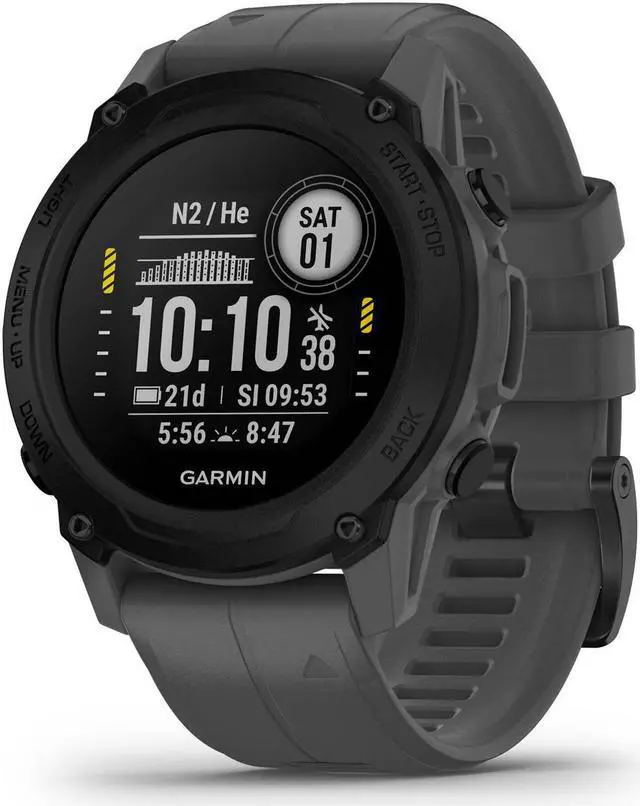 Alt view image 5 of 12 - Descent G1, Rugged Dive Computer, Multiple Dive Modes, Activity Tracking, Slate Gray