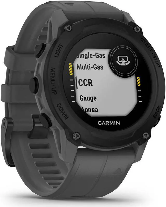 Alt view image 7 of 12 - Descent G1, Rugged Dive Computer, Multiple Dive Modes, Activity Tracking, Slate Gray