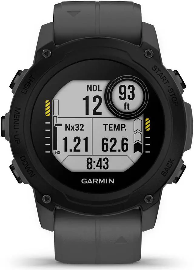 Alt view image 6 of 12 - Descent G1, Rugged Dive Computer, Multiple Dive Modes, Activity Tracking, Slate Gray