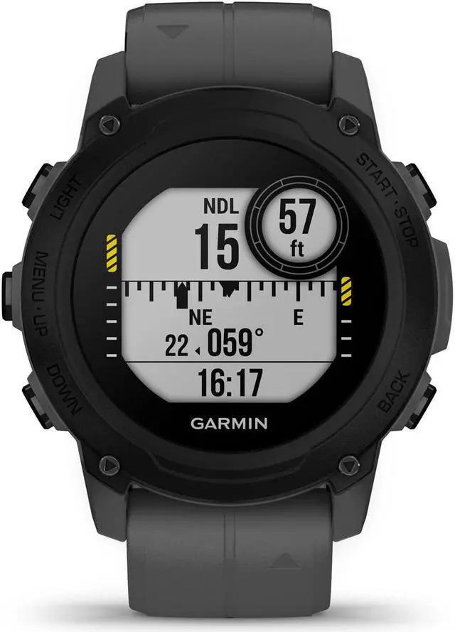 Alt view image 10 of 12 - Descent G1, Rugged Dive Computer, Multiple Dive Modes, Activity Tracking, Slate Gray