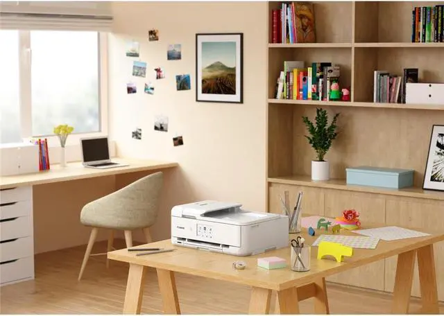 Alt view image 17 of 20 - Canon PIXMA TS9521C (2988C022) Duplex 4800 DPI x 1200 DPI Wireless/USB Color Inkjet The Crafter’s All-In-One Printer