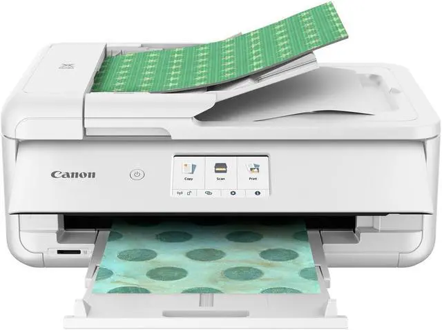 Alt view image 18 of 20 - Canon PIXMA TS9521C (2988C022) Duplex 4800 DPI x 1200 DPI Wireless/USB Color Inkjet The Crafter’s All-In-One Printer