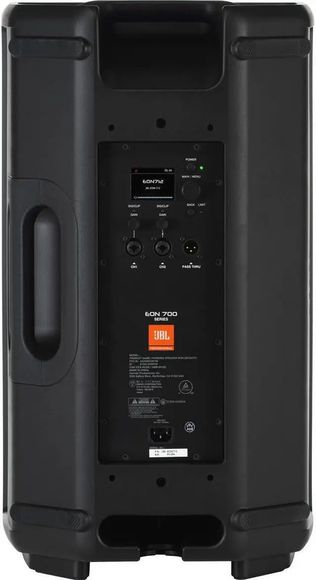 Alt view image 4 of 19 - JBL Professional EON712 Powered PA Loudspeaker with Bluetooth, 12-inch