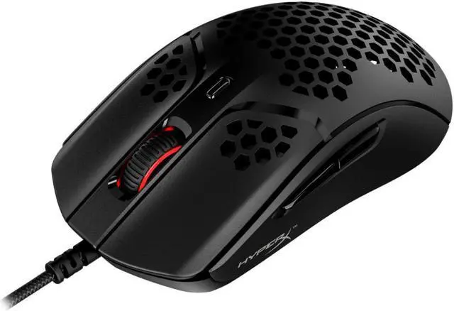 Alt view image 5 of 20 - HyperX - Pulsefire Haste Wired Optical Gaming Mouse with RGB Lighting - Black and black