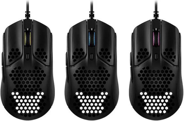 Alt view image 8 of 20 - HyperX - Pulsefire Haste Wired Optical Gaming Mouse with RGB Lighting - Black and black