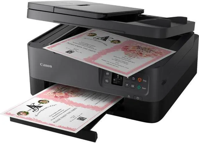 Alt view image 6 of 8 - Canon PIXMA TR7020a Approx. 13.0 ipm Black Print Speed Wireless PictBridge
Wi-Fi (802.11b/g/n wireless networking, 2.4 GHz)
Bluetooth 4.0 LE (Low Energy) InkJet MFC / All-In-One Color Wireless All-in-One Printer Black