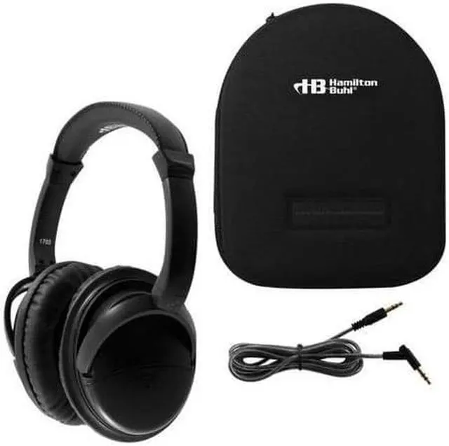 Alt view image 9 of 20 - HamiltonBuhl Deluxe Active Noise-Cancelling Headphones with Case