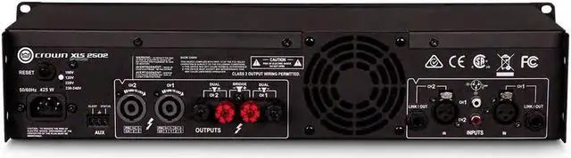 Alt view image 10 of 14 - Crown XLS DriveCore 2 2502 Power Amplifier