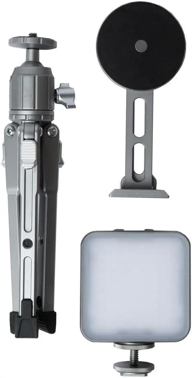 Alt view image 4 of 7 - NiSi Explorer MX-KIT Magnetic Tripod Phone Mount w/Table Top Tripod & LED Light