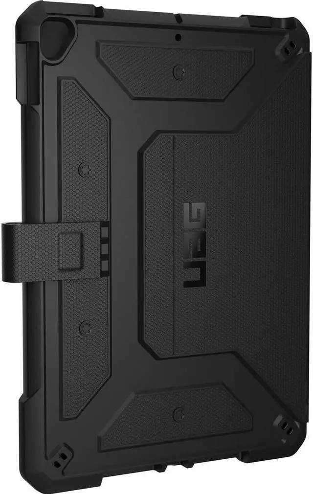 Alt view image 11 of 19 - UAG iPad 10.2-inch (9th Gen, 2021),(8th Gen, 2020) & (7th Gen, 2019) Case, Metropolis Rugged Heavy Duty Protective Cover Multi-Angle Viewing Folio Stand with Pencil Holder, Black