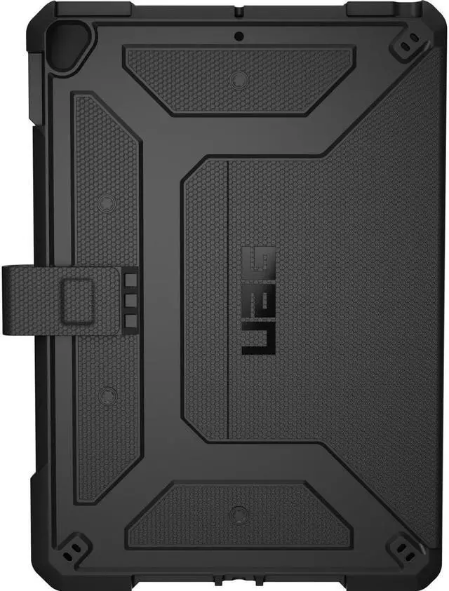Alt view image 13 of 19 - UAG iPad 10.2-inch (9th Gen, 2021),(8th Gen, 2020) & (7th Gen, 2019) Case, Metropolis Rugged Heavy Duty Protective Cover Multi-Angle Viewing Folio Stand with Pencil Holder, Black