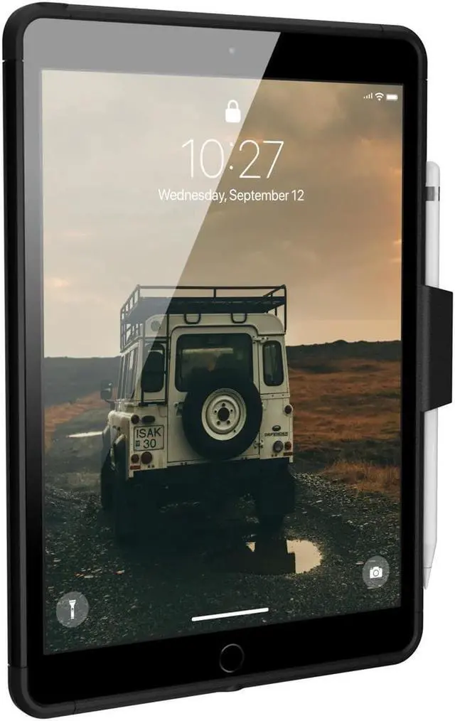 Alt view image 18 of 20 - UAG iPad 10.2-inch (9th Gen, 2021),(8th Gen, 2020) & (7th Gen, 2019) Case, Scout Feather-Light Rugged Military Drop Tested Protective Cover with Apple Pencil Holder, Black