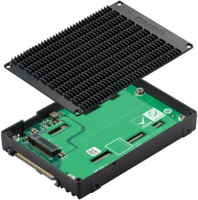Alt view image 5 of 17 - Qnap QDA-UMP4 M.2 2280 to 2.5" U.2 NVMe PCIe 4.0 SSD Adapter