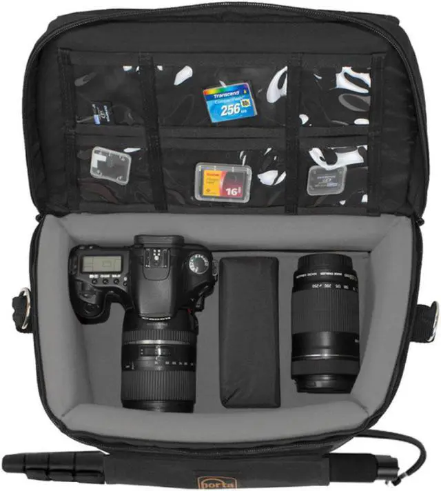 Alt view image 2 of 7 - Porta Brace Large Messenger-Style Case for Panasonic GH5 Camera & Lenses #MS-GH5
