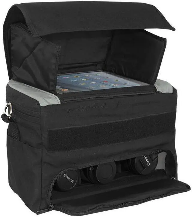 Alt view image 7 of 7 - Porta Brace Large Messenger-Style Case for Panasonic GH5 Camera & Lenses #MS-GH5