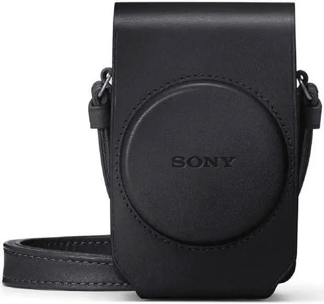 Alt view image 2 of 9 - Sony Vertical Type Soft Carrying Case for Cyber-shot RX100 and RX100II Cameras