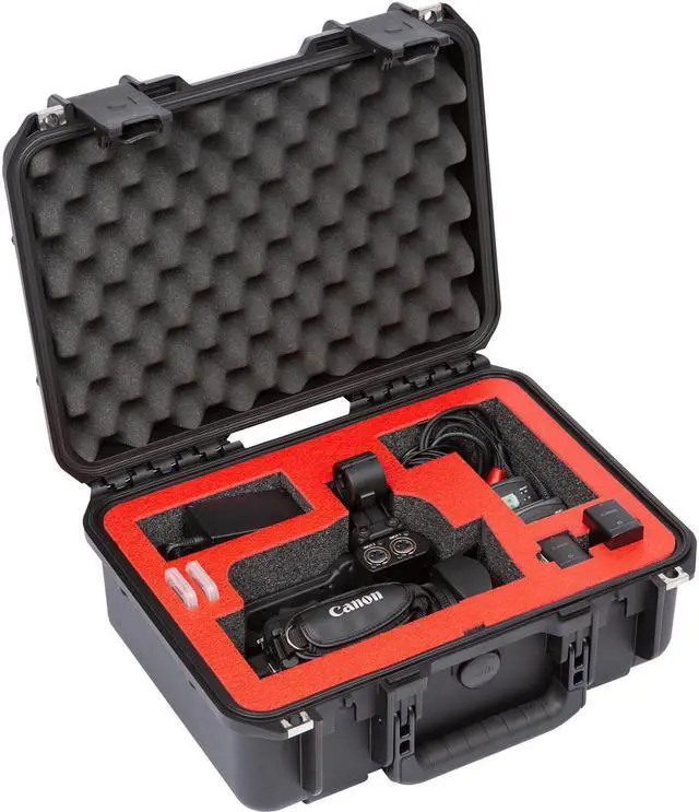 Alt view image 5 of 7 - SKB iSeries 1510-6 Injection Molded Waterproof Case with Custom-Cut Foam for Canon XA11/15/40/45 & Accessories