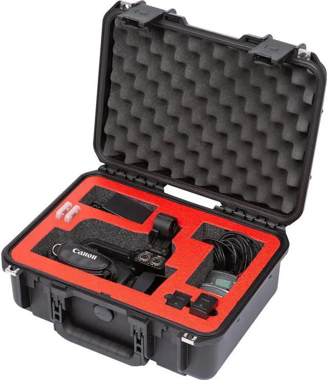 Alt view image 6 of 7 - SKB iSeries 1510-6 Injection Molded Waterproof Case with Custom-Cut Foam for Canon XA11/15/40/45 & Accessories