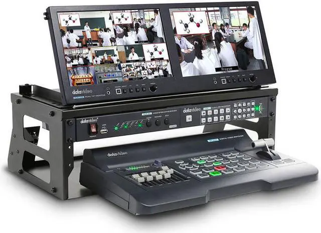 Alt view image 2 of 7 - Datavideo 2-Camera Portable Video Production Bundle for Schools #EPB-2050