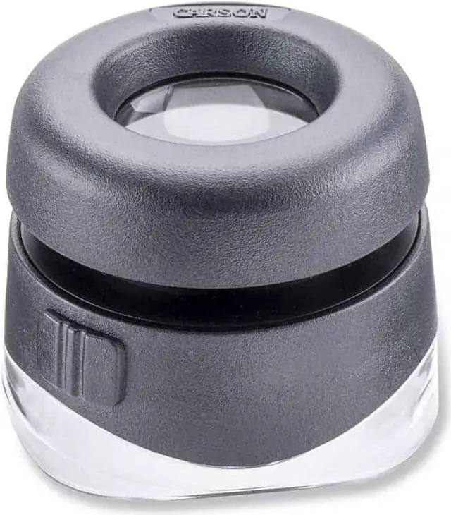 Main image of Carson LH-50 VersaLoupe 10x Power LED Lighted Focusing Loupe Magnifier