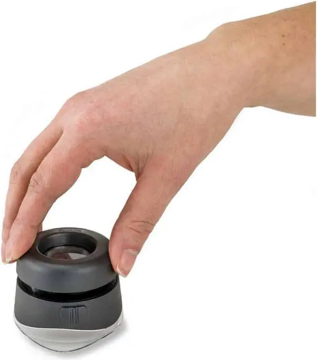 Alt view image 5 of 7 - Carson LH-50 VersaLoupe 10x Power LED Lighted Focusing Loupe Magnifier