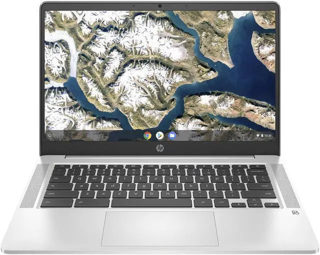 Alt view image 12 of 20 - HP Chromebook 14a-na0000 14a-na0200nr 14" Chromebook - HD - 1366 x 768 - Intel Celeron N4120 Quad-core (4 Core) - 4 GB Total RAM - 4 GB On-board Memory - 64 GB Flash Memory - Mineral Silver, Natu