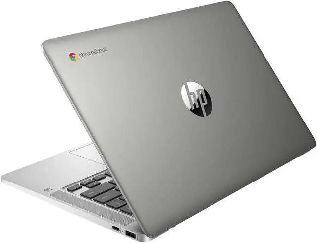 Alt view image 15 of 20 - HP Chromebook 14a-na0000 14a-na0200nr 14" Chromebook - HD - 1366 x 768 - Intel Celeron N4120 Quad-core (4 Core) - 4 GB Total RAM - 4 GB On-board Memory - 64 GB Flash Memory - Mineral Silver, Natu