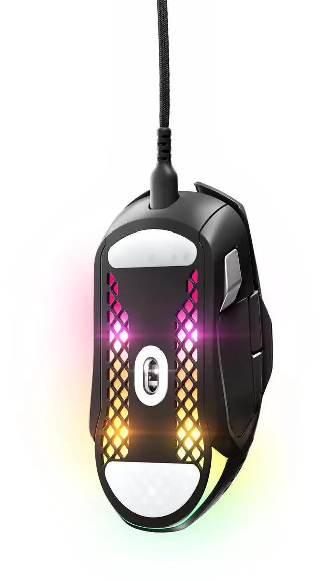 Alt view image 7 of 17 - SteelSeries Aerox 5 Lightweight 1800CPI Wired RGB Gaming Mouse
