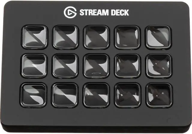 Alt view image 9 of 20 - Elgato Stream Deck MK.2 10GBA9901 Full-size Wired USB Keypad with 15 Customizable LCD keys Model 10GBA9901